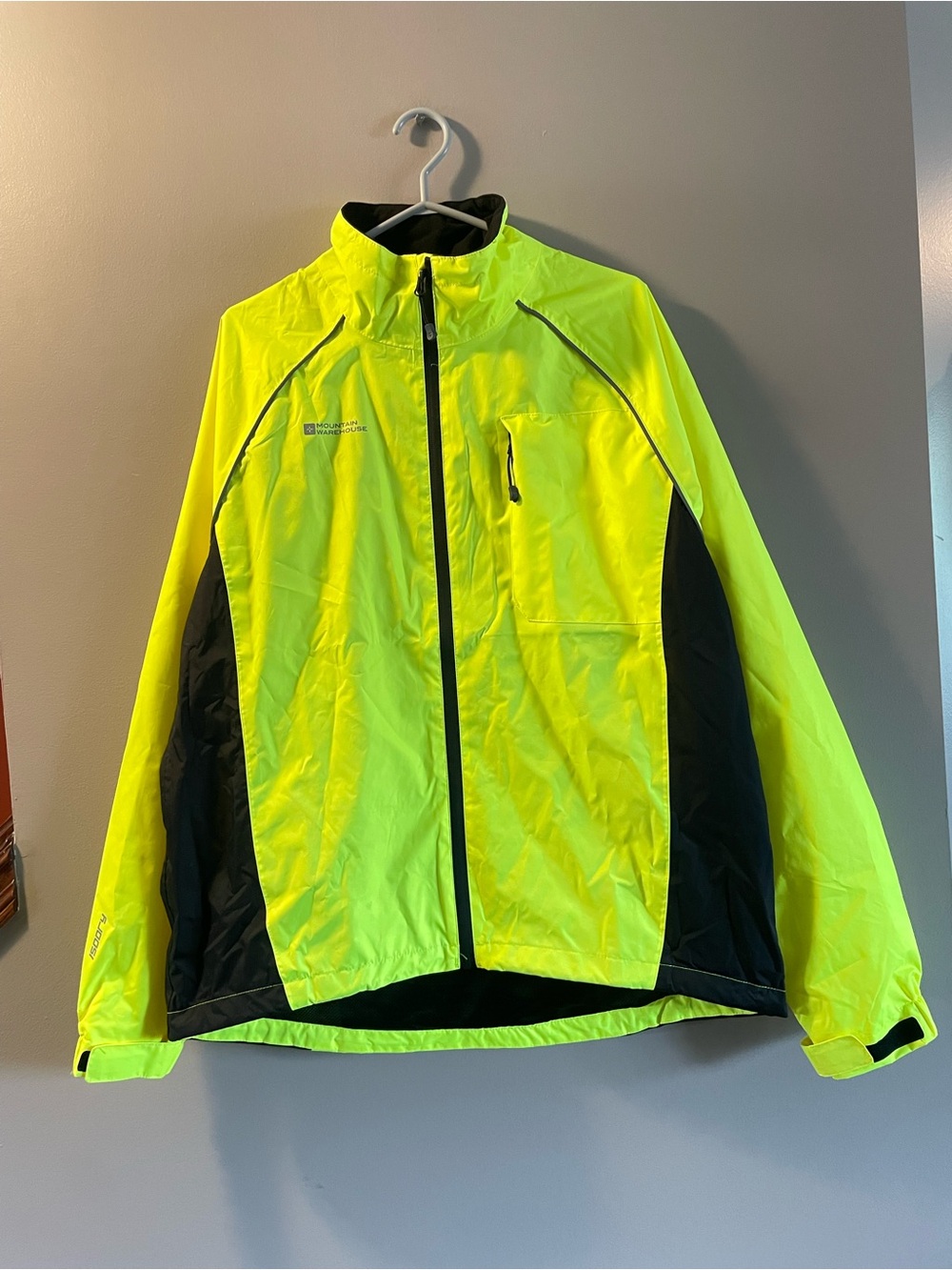 Mountain warehouse adrenaline waterproof iso viz jacket